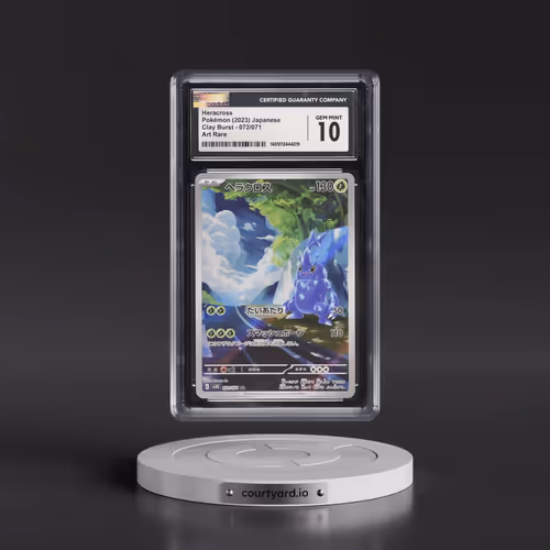 2023 Pokémon Sv2d-Clay Burst #072 Heracross - Art Rare (CGC 10 GEM MINT)