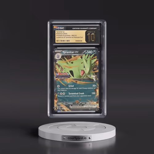 2024 Prismatic Evolutions - PRE EN #064/131 Tyranitar ex - (Prismatic Evolutions Stamp) Lucario ex &