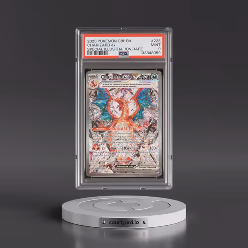 2023 Pokémon Obf EN-Obsidian Flames #223 Charizard EX - Holo Special Illustration Rare (PSA 9 MINT)