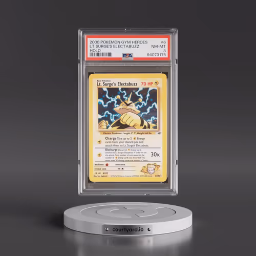2000 Pokémon Gym Heroes #6 LT. Surge's Electabuzz - Holo (PSA 8 NM-MT)