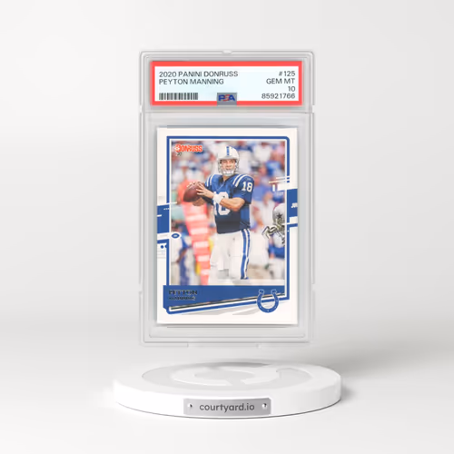 2020 Panini Donruss #125 Peyton Manning (PSA 10 GEM MINT)