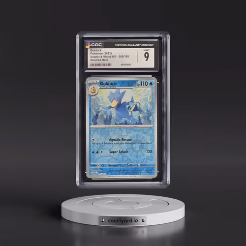 2023 Scarlet & Violet 151 - MEW EN #055/165 Golduck - Reverse Holo (CGC 9 MINT)