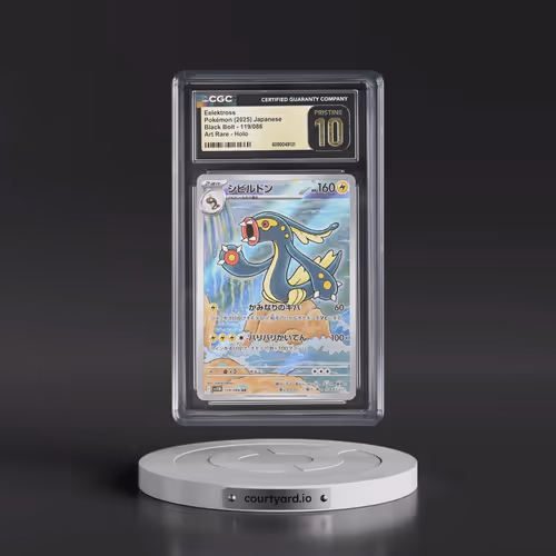 2025 Black Bolt - sv11B #119/086 Eelektross - Art Rare Holo (CGC 10 PRISTINE)