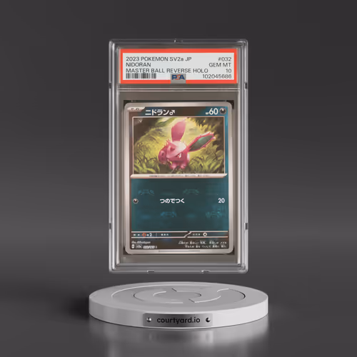 2023 Pokémon Sv2a-Pokemon 151 #032 Nidoran - Reverse Holo Master Ball (PSA 10 GEM MINT)