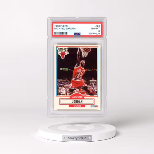 1990 Fleer #26 Michael Jordan (PSA 8 NM-MT)