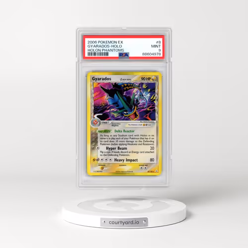 2006 Pokémon EX Holon Phantoms #8 Gyarados - Holo (PSA 9 MINT)