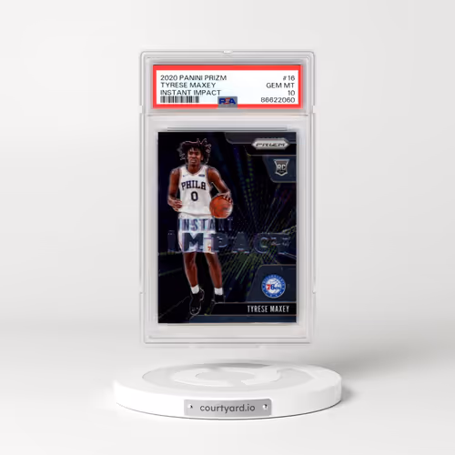 2020 Panini Prizm Instant Impact #16 Tyrese Maxey (PSA 10 GEM MINT)