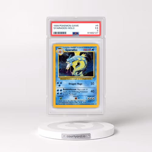 1999 Pokémon Game #6 Gyarados - Holo (PSA 5 EX)
