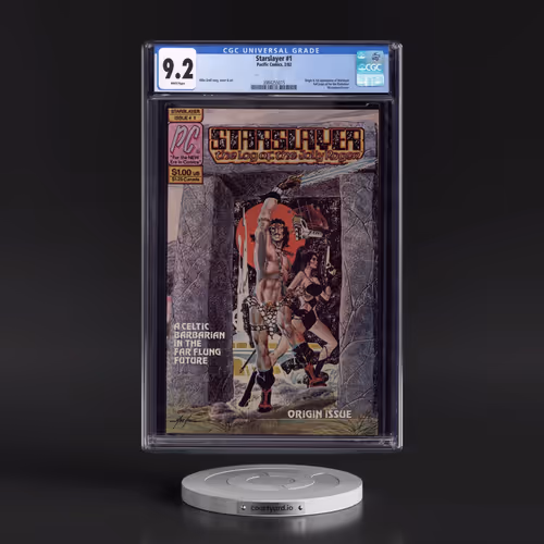 Starslayer #1 CGC 9.2 White Pages (Pacific Comics, 2/82) - Universal