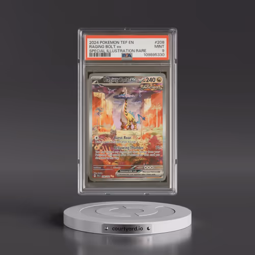 2024 Pokémon Tef EN-Temporal Forces #208 Raging Bolt EX - Holo Special Illustration Rare (PSA 9 MINT