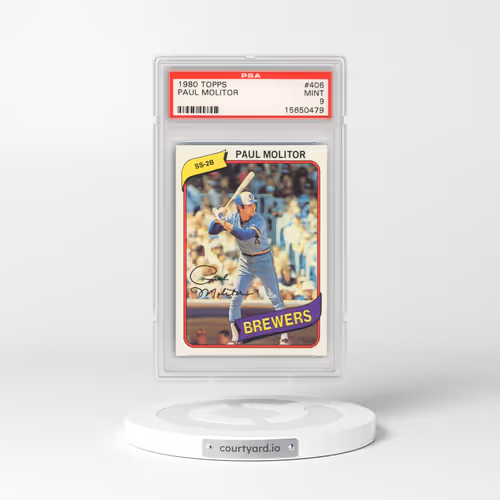 1980 Topps #406 Paul Molitor (PSA 9 MINT)