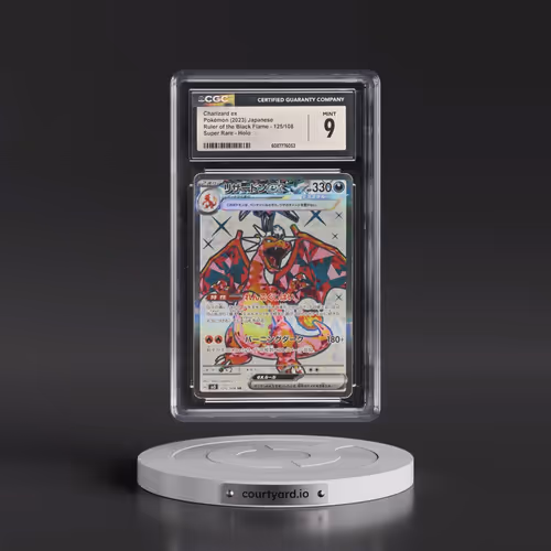 2023 Ruler of the Black Flame #125/108 Charizard ex - Super Rare Holo (CGC 9 MINT)