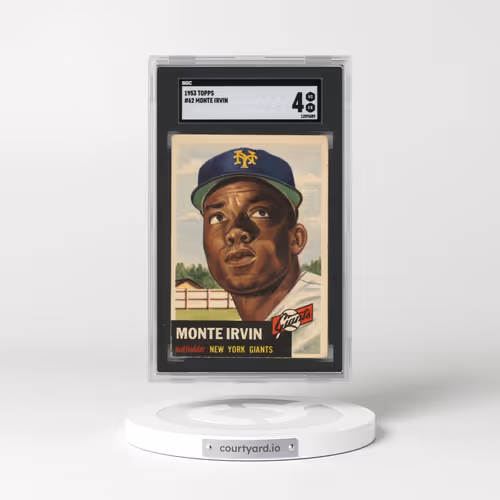 1953 Topps #62 Monte Irvin (SGC 4 VG-EX)