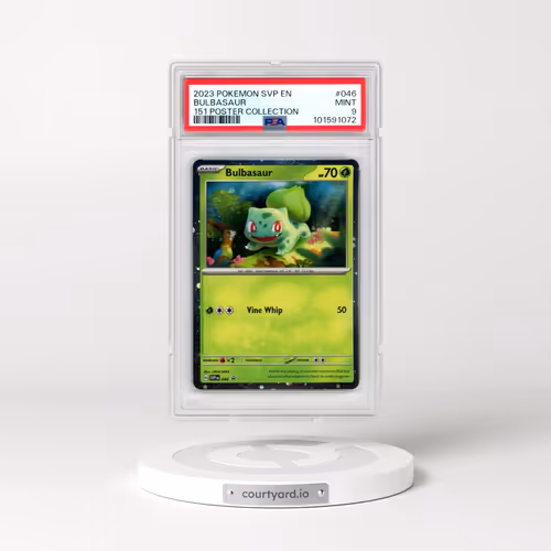 2023 Pokémon Svp EN-SV Black Star Promo #046 Bulbasaur - 151 Poster Collection (PSA 9 MINT)