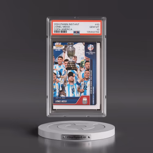 2024 Panini Instant Conmebol Copa America 2024 #43 Lionel Messi (PSA 10 GEM MINT)