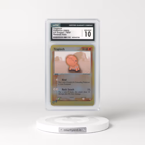 2003 EX Dragon #79 Trapinch - Holo e-Card Symbol (CGC 10 GEM MINT)