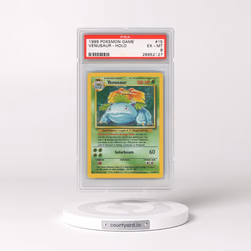 1999 Pokémon Game #15 Venusaur - Holo (PSA 6 EX-MT)