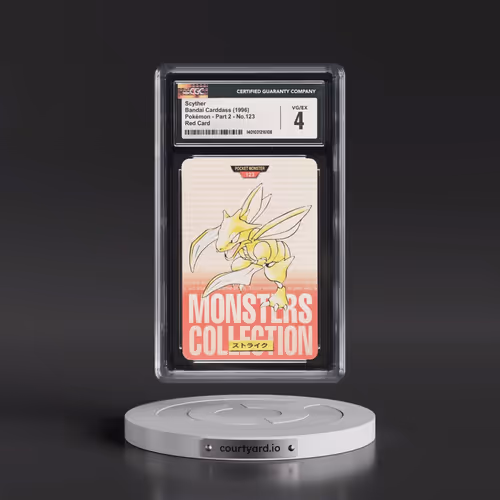 1996 (Monsters Collection) Part 2 #123 Scyther - Red Card (CGC 4 VG-EX)