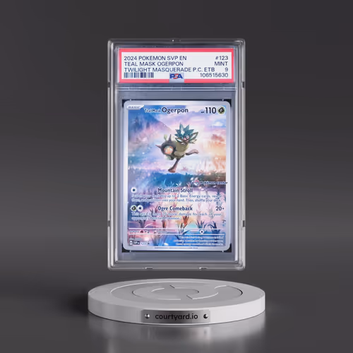 2024 Pokémon Svp EN-SV Black Star Promo #123 Teal Mask Ogerpon - Twilight Masquerade Pokemon Center
