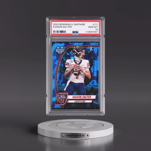 2024 Bowman University Chrome Sapphire #111 Kaidon Salter (PSA 10 GEM MINT)