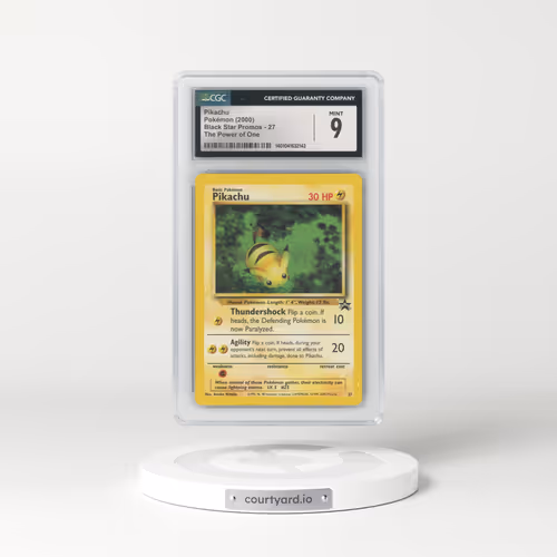 1999 Black Star Promos #27 Pikachu - The Power of One (CGC 9 MINT)