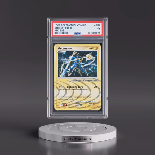2009 Pokémon Platinum Arceus #AR6 Arceus - Holo (PSA 7 NM)