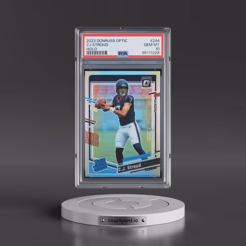 2023 Panini Donruss Optic #244 CJ Stroud - Holo (PSA 10 GEM MINT)
