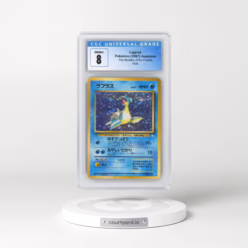 1997 The Mystery of the Fossils Lapras - Holo (CGC 8 NM-MT)