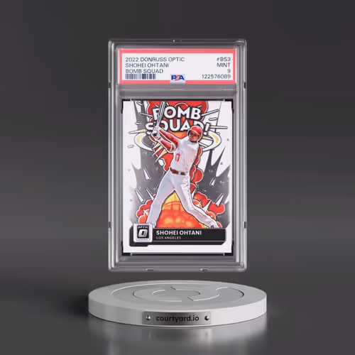 2022 Panini Donruss Optic Bomb Squad #BS3 Shohei Ohtani (PSA 9 MINT)