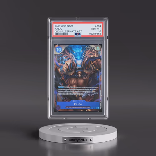 2022 One Piece OP01-Romance Dawn #094 Kaido - Alternate Art (PSA 10 GEM MINT)