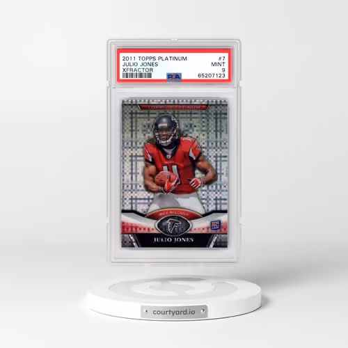 2011 Topps Platinum #7 Julio Jones - Xfractor (PSA 9 MINT)