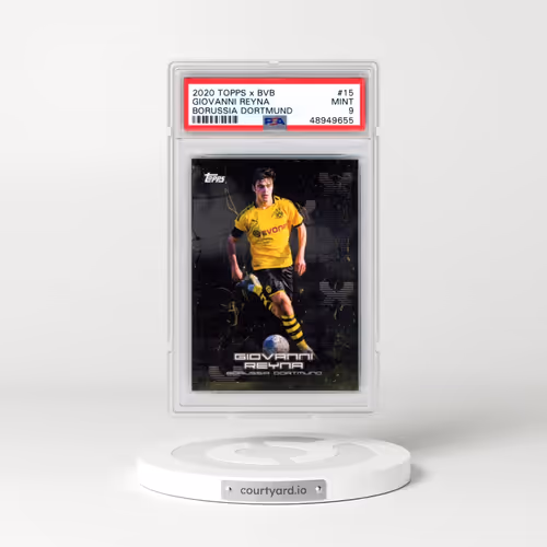 2020 Topps X Bvb Borussia Dortmund #15 Giovanni Reyna (PSA 9 MINT)