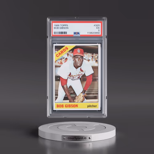 1966 Topps #320 Bob Gibson (PSA 5 EX)