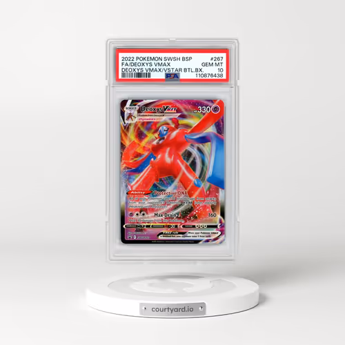 2022 Pokémon Swsh Black Star Promo #267 Deoxys Vmax - Full Art Deoxys Vmax & Vstar Battle Box (PSA 10 GEM MINT)