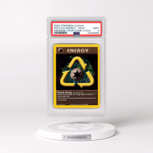2002 Pokémon League Energize Your Game Cycle Recycle Energy - Holo (PSA 9 MINT)
