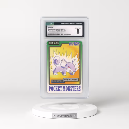 1997 (Pocket Monsters on Bottom) Part 3 #019 Rattata (CGC 8 NM-MT)