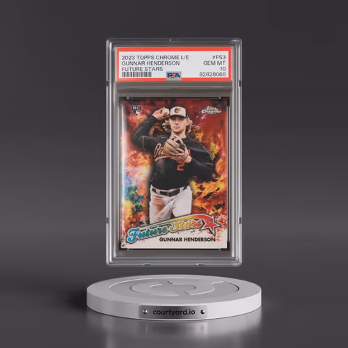 2023 Topps Chrome Logofractor Edition Future Stars #FS3 Gunnar Henderson (PSA 10 GEM MINT)