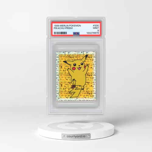 1999 Merlin Pokémon #S30 Pikachu-Prism (PSA 9 MINT)