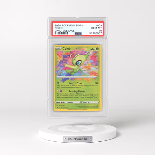2020 Vivid Voltage #9 Celebi - Holo (PSA 10 GEM MINT)