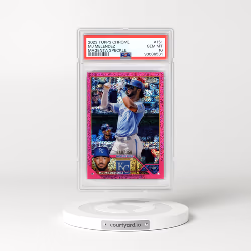2023 Topps Chrome #151 MJ Melendez - Magenta Speckle (PSA 10 GEM MINT)