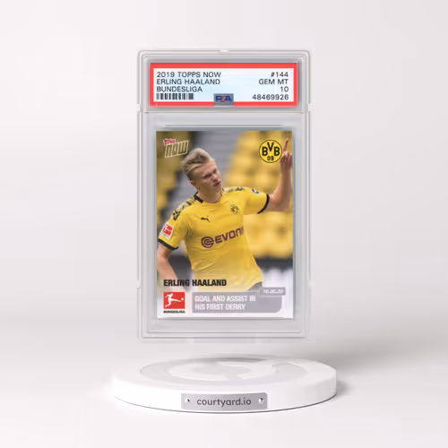 2019 Topps Now Bundesliga #144 Erling Haaland (PSA 10 GEM MINT)