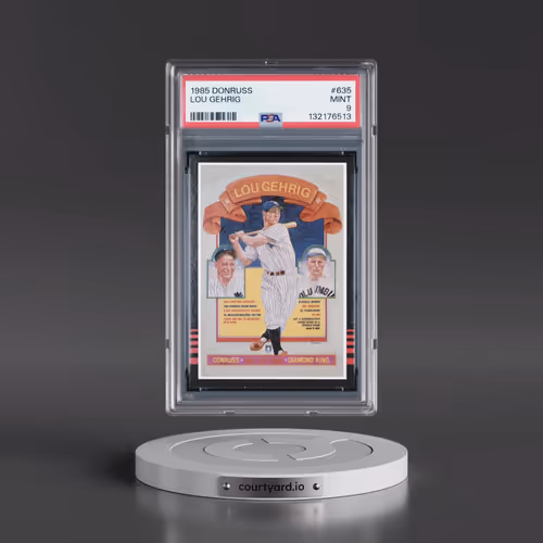 1985 Donruss #635 Lou Gehrig (PSA 9 MINT)