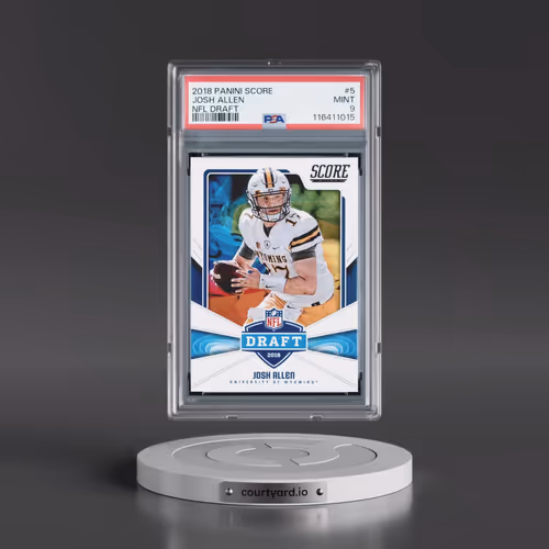 2018 Panini Score NFL Draft #5 Josh Allen (PSA 9 MINT)