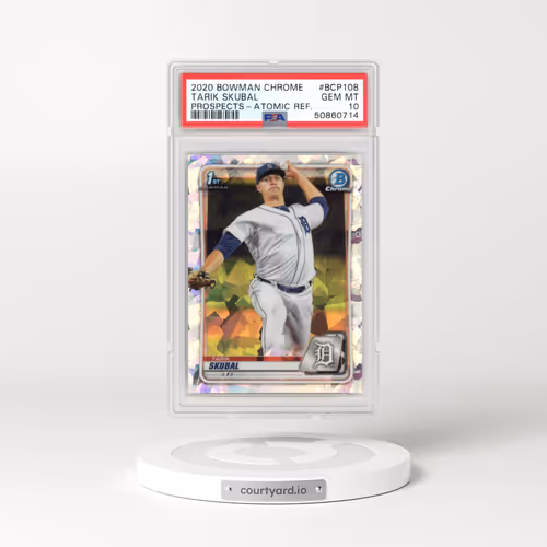 2020 Bowman Chrome Prospects #BCP108 Tarik Skubal - Atomic Refractor (PSA 10 GEM MINT)