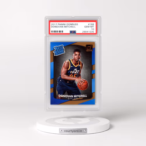 2017 Panini Donruss #188 Donovan Mitchell (PSA 10 GEM MINT)