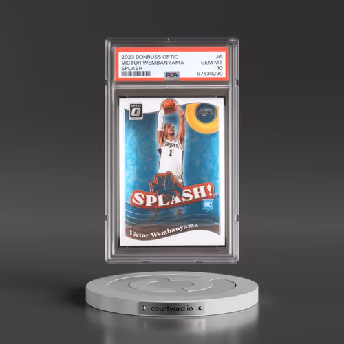 2023 Panini Donruss Optic Splash #6 Victor Wembanyama (PSA 10 GEM MINT)