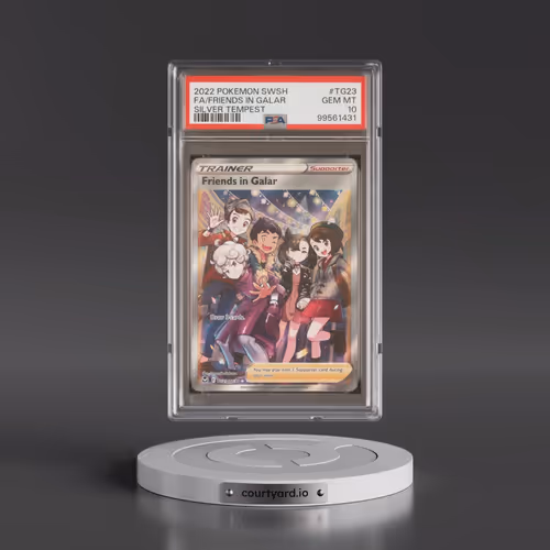 2022 Pokémon Sword & Shield Silver Tempest #TG23 Friends in Galar - Full Art (PSA 10 GEM MINT)