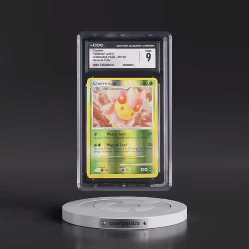 2007 Diamond & Pearl #45/130 Cherrim - Reverse Holo (CGC 9 MINT)