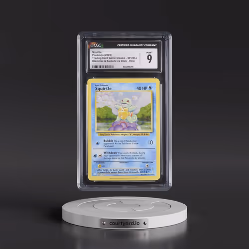 2023 Trading Card Game Classic - CLV, CLC, CLB #001/034 Squirtle - Blastoise & Suicune ex Deck - CLB