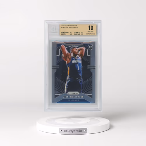 2019 Panini Prizm #248 Zion Williamson (BGS 10 PRISTINE)